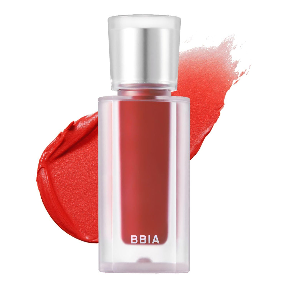BBIA Last Velvet Tint dewy velvet swatch for rich, long-lasting color.