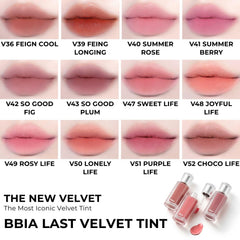 BBIA Last Velvet Tint high pigment gives bold color in one swipe