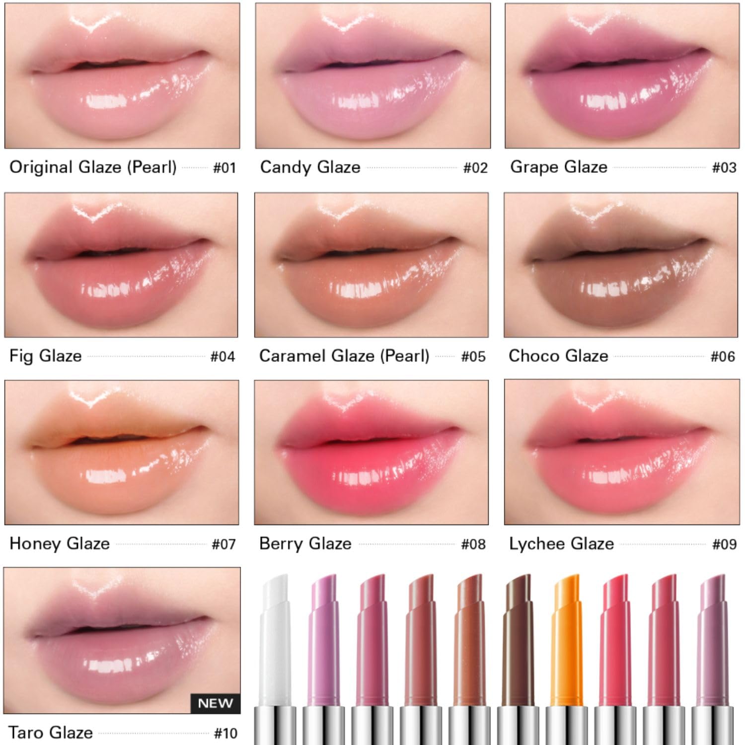 BBIA Over Glaze Stick pearl shade close-up showing subtle shimmer.