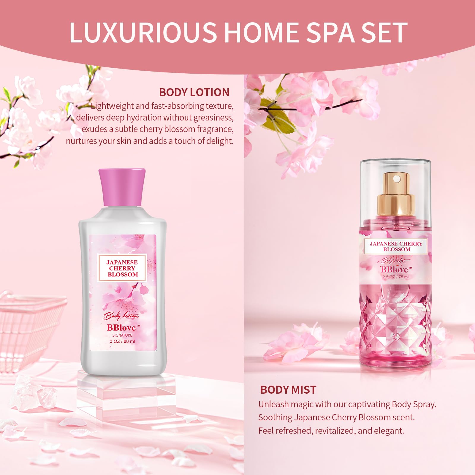 BBlove cherry blossom fragrance notes close-up highlighting delicate aroma