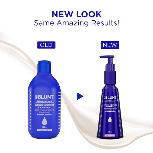 BBLUNT Intense Moisture Conditioner tube ready to detangle hair