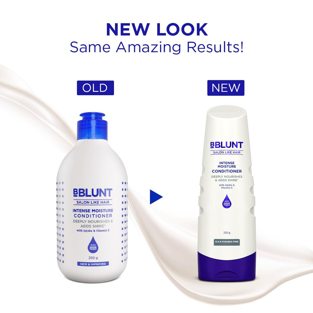 BBLUNT Intense Moisture Duo packaging displayed for home use