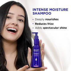 BBLUNT label close-up highlighting moisture rich formula