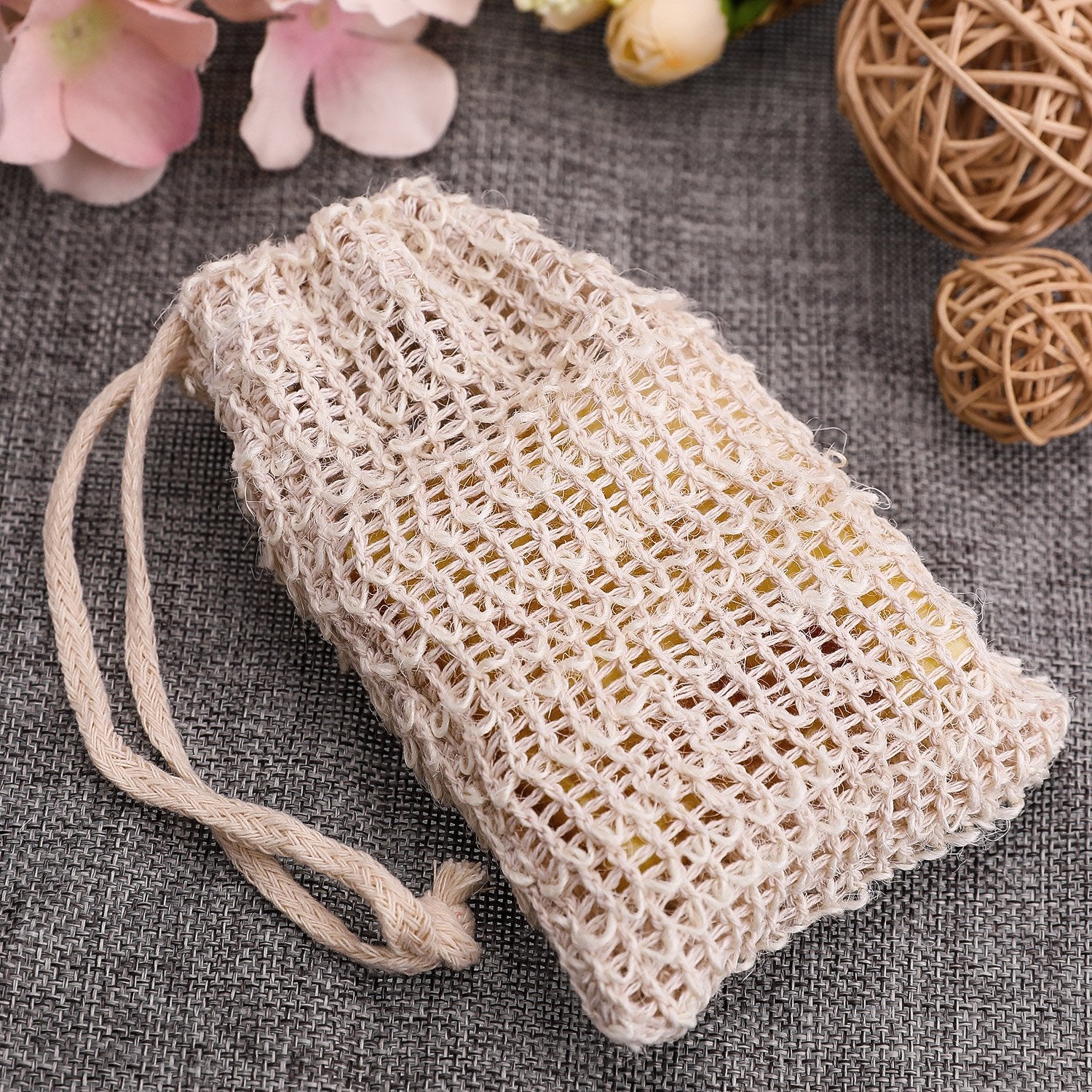 BBTO soap saver bag size 13.5 x 9 cm fits most soaps
