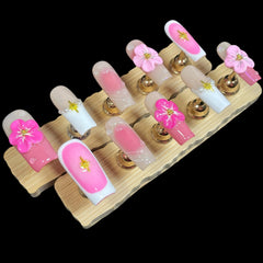 BByogooz handcrafted acrylic nails set for durable salon-like wear