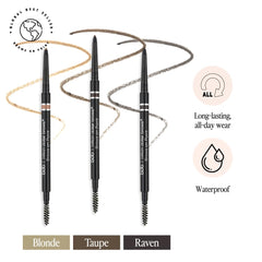Billion Dollar Brows On Point Micro Brow Pencil built-in spoolie for blending