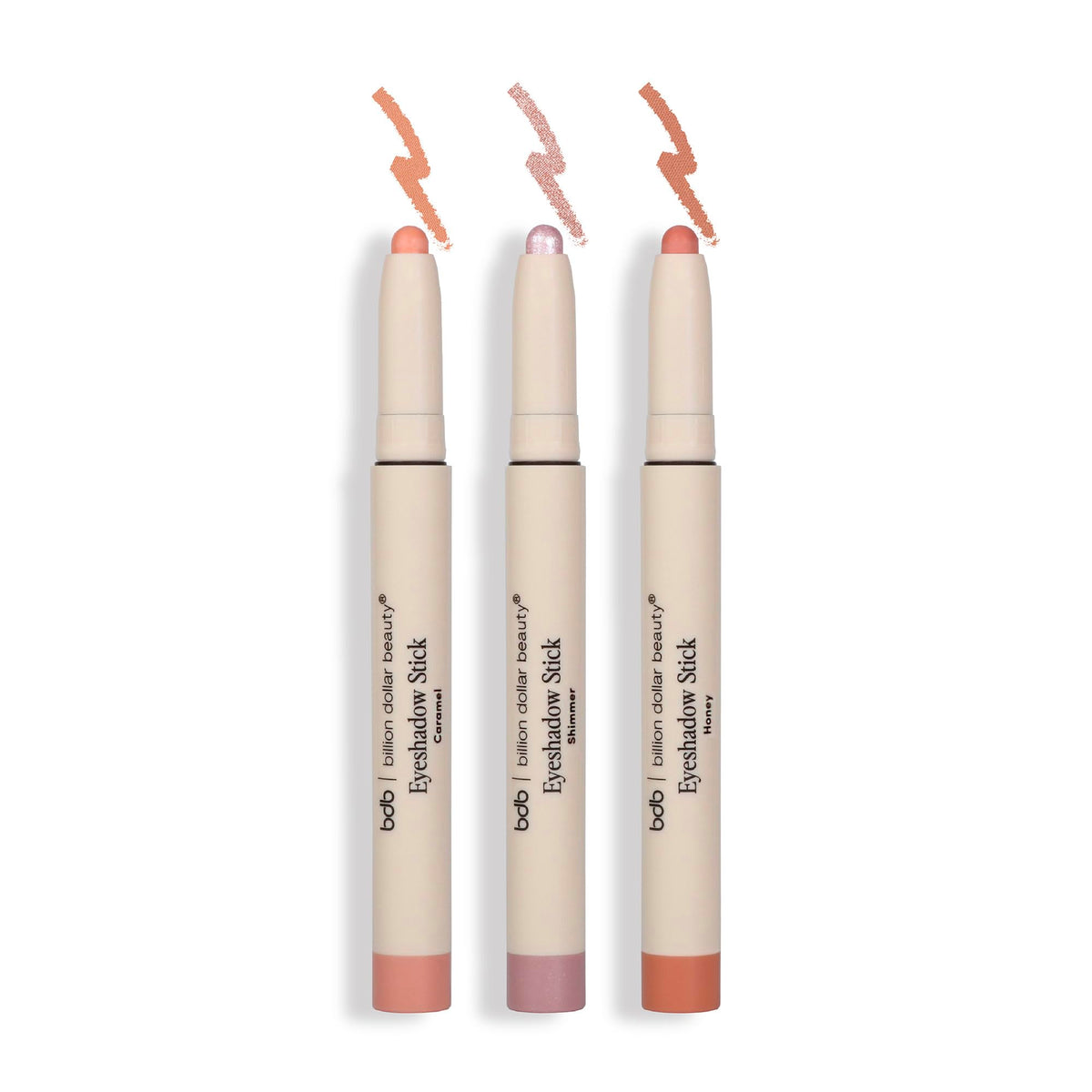 BDB Shimmer Eyeshadow Stick in Bright Sunshine, a golden shimmer for luminous eyes.