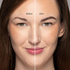 BDB Raising Brows in-hand application illustrates buildable pigment.