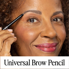 BDB Universal Eyebrow Pencil built-in spoolie for quick brow grooming.