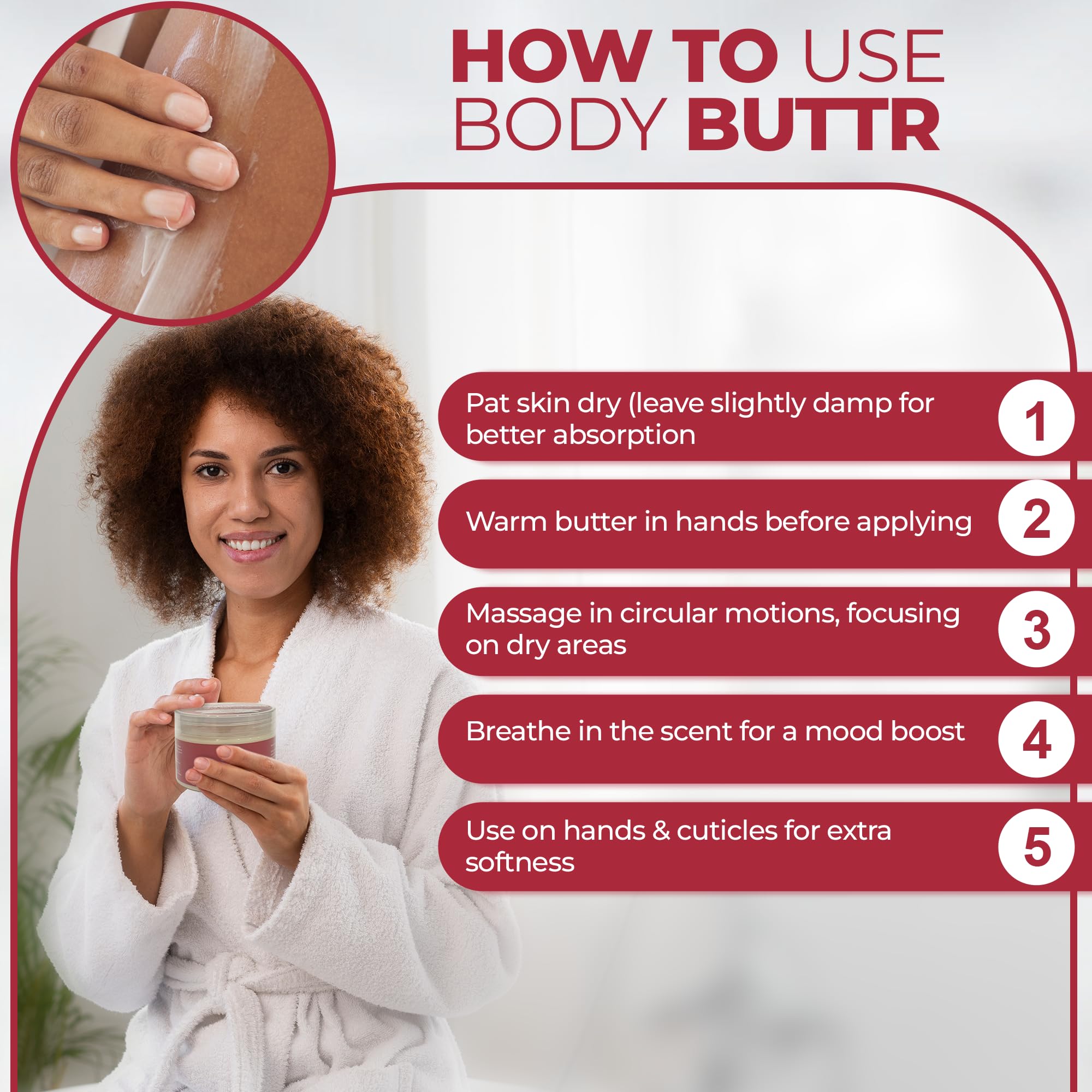 BE BEAUTIFUL EXTENSIONS elbow smoothing with peach pie butter application
