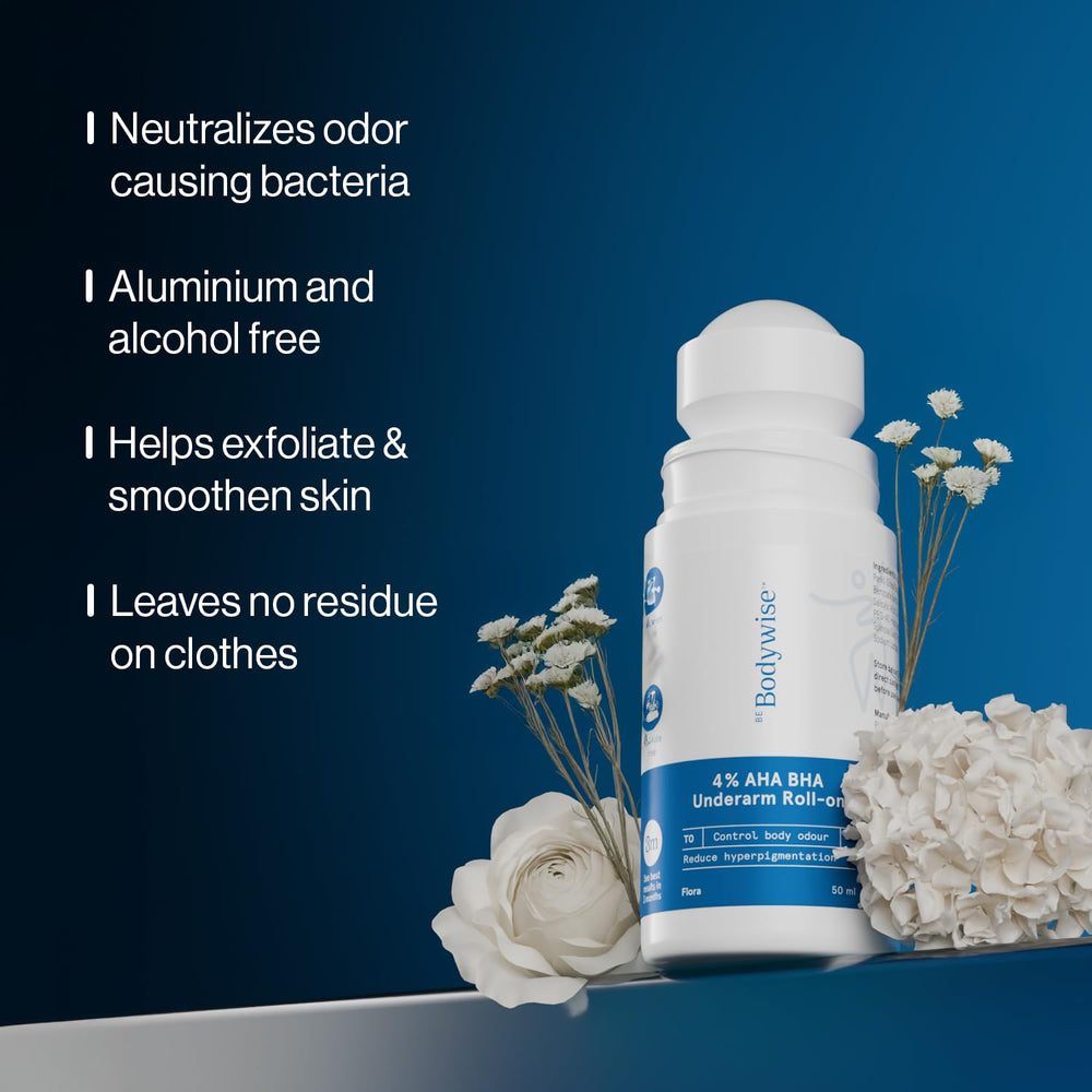Be Bodywise Deodorant Roll On packaging emphasizes travel-friendly size.