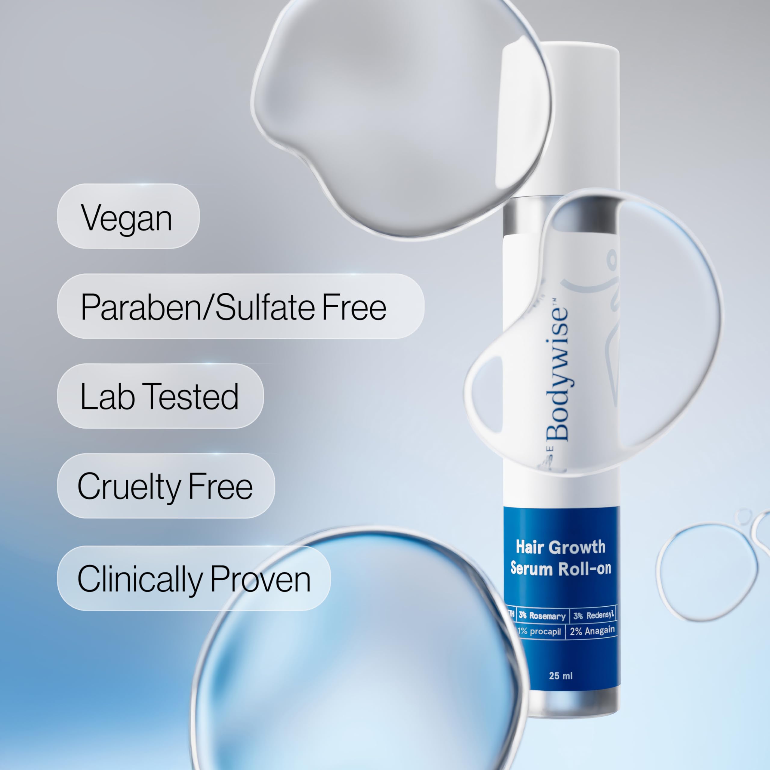 Be Bodywise paraben-free, sulfate-free formula communicates safety and care.