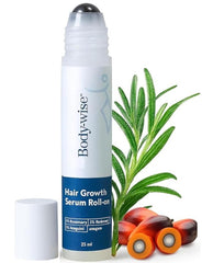 Be BodyWise roll-on bottle highlights convenient scalp application and density support
