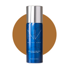 BE THE ENVY NV BB Perfecting Mist Foundation with airbrush finish on skin for smooth tone