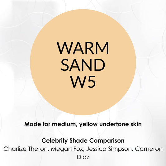 BE THE ENVY NV Perfecting Mist Foundation swatches on skin show buildable coverage