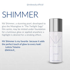 BE THE ENVY NV Perfecting Mist Shimmer fine mist dispersion over skin for a smooth finish.