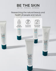 Routine setup with BE THE SKIN cream as final step.