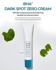 BE THE SKIN BHA+ cream texture close-up shows silky, hydrating feel.