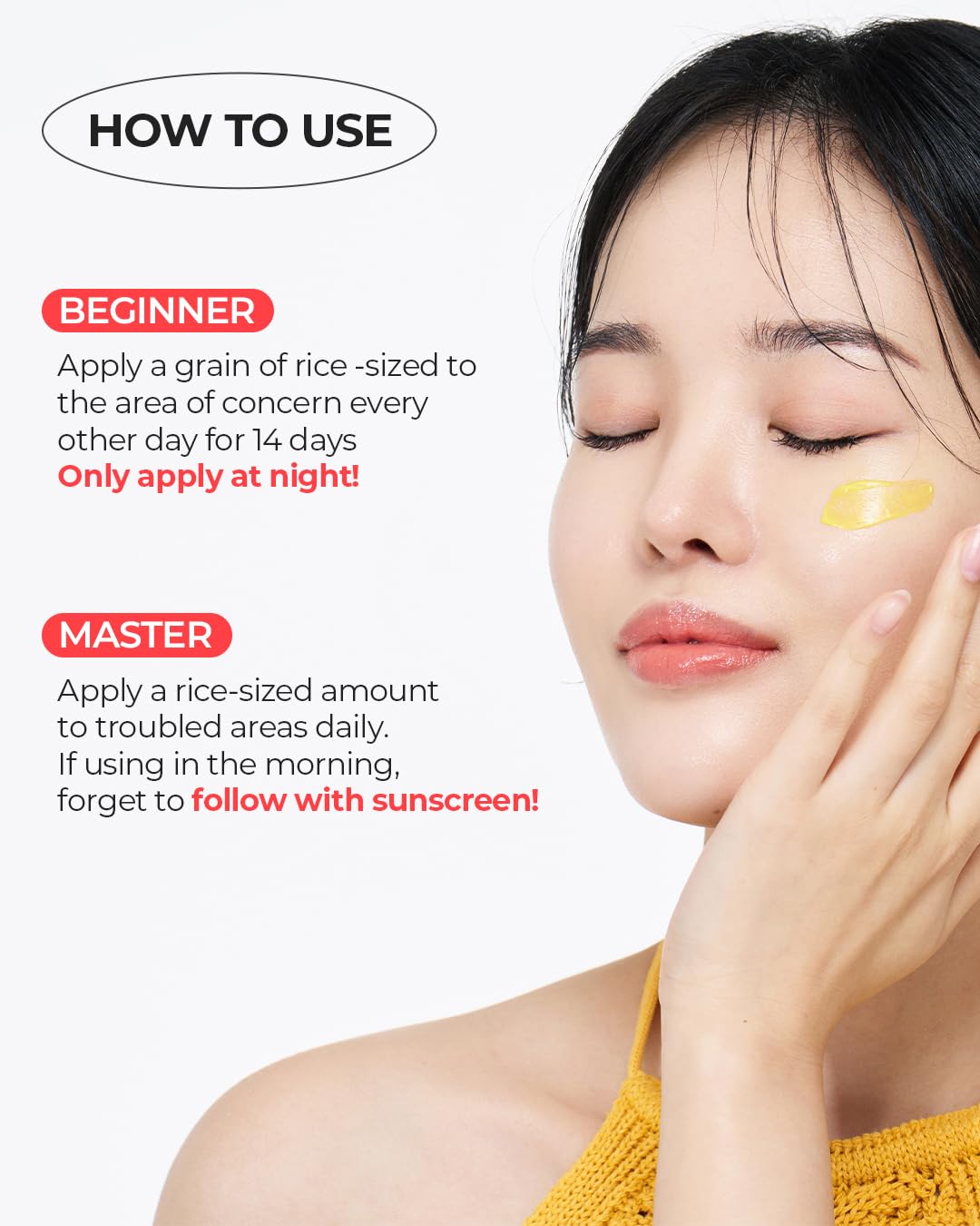 BE THE SKIN hypoallergenic formula label suitable for all skin types