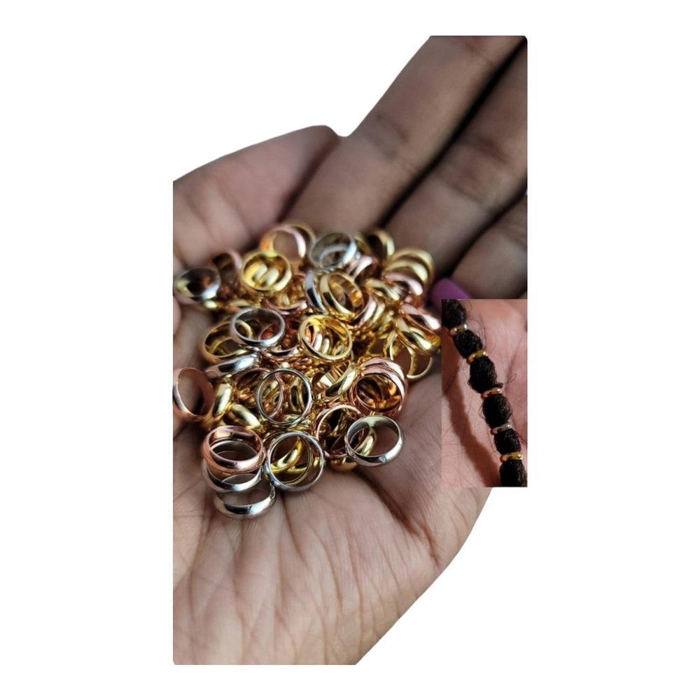 Bead It Wear It Love It copper 6mm stainless steel beads for locs and braids with durable shine