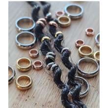 Bead It Wear It Love It copper 6mm beads for twists in hair styling