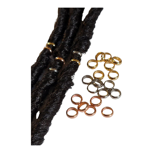 Bead It Wear It Love It stainless steel hair beads collection for locs and braids