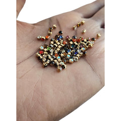 Bead It Wear It Love It violet 3mm rhinestone dread sprinkles add subtle shimmer to dreadlocks