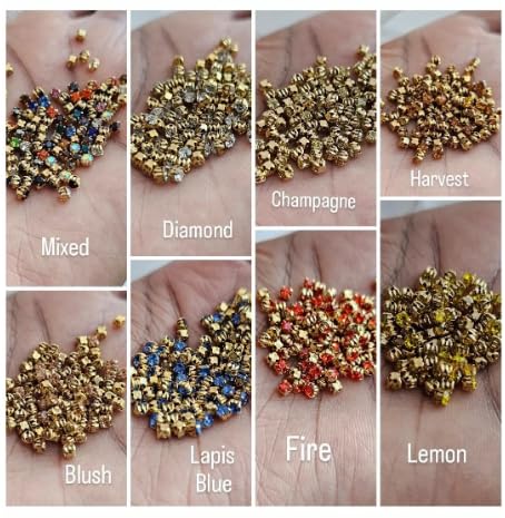 Bead It Wear It Love It violet sprinkles securely sew to locs for long-lasting shine