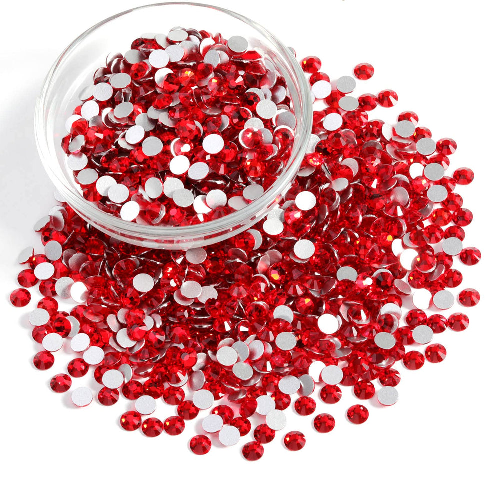 Beadsland bulk red rhinestones for bags, shoes, and accessories