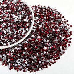 Dark Siam SS6 crystals for precise, small-surface decorations on fabric