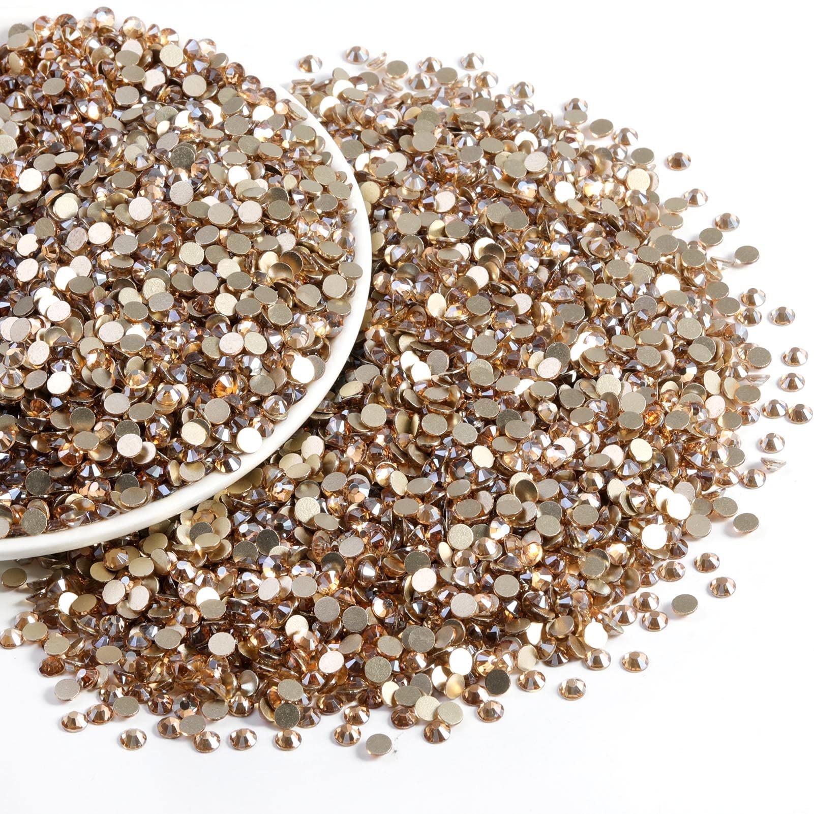 BEADSLAND gold rhinestones for clothes and accessories add premium sparkle