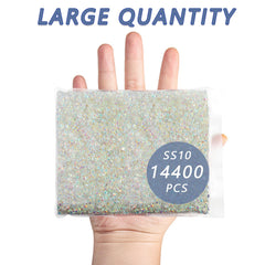 Beadsland flatback rhinestones with easy glue-on application for DIY decor