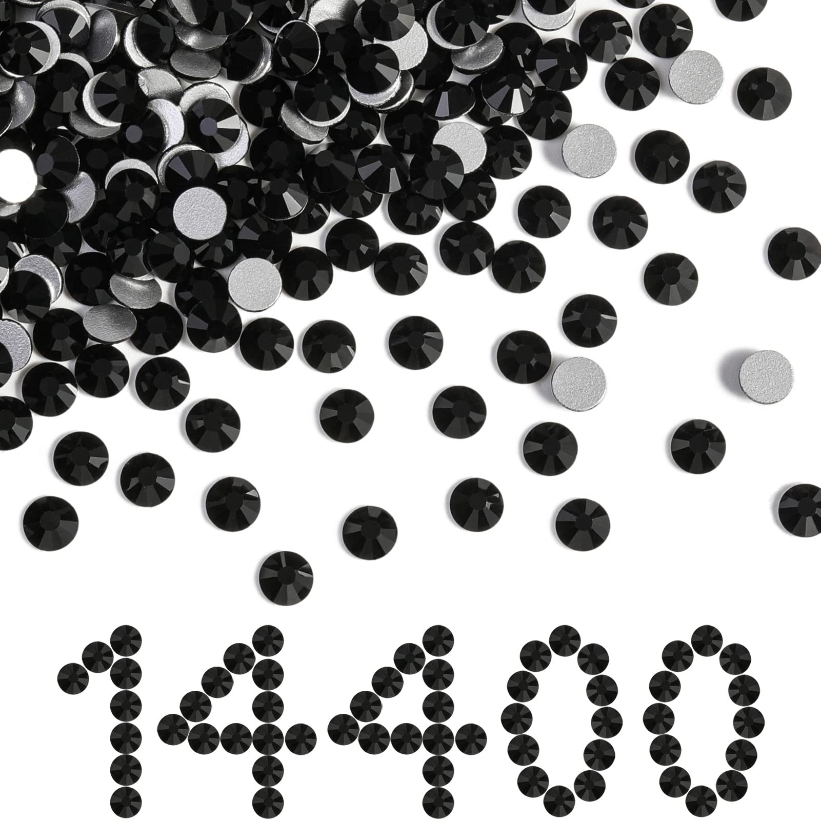 BEADSLAND Beadsland flatback rhinestones bulk for nails and crafts with premium sparkle.