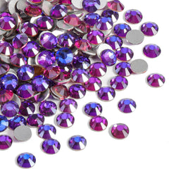 BEADSLAND flat-back rhinestones close-up showing glass facets for premium shine