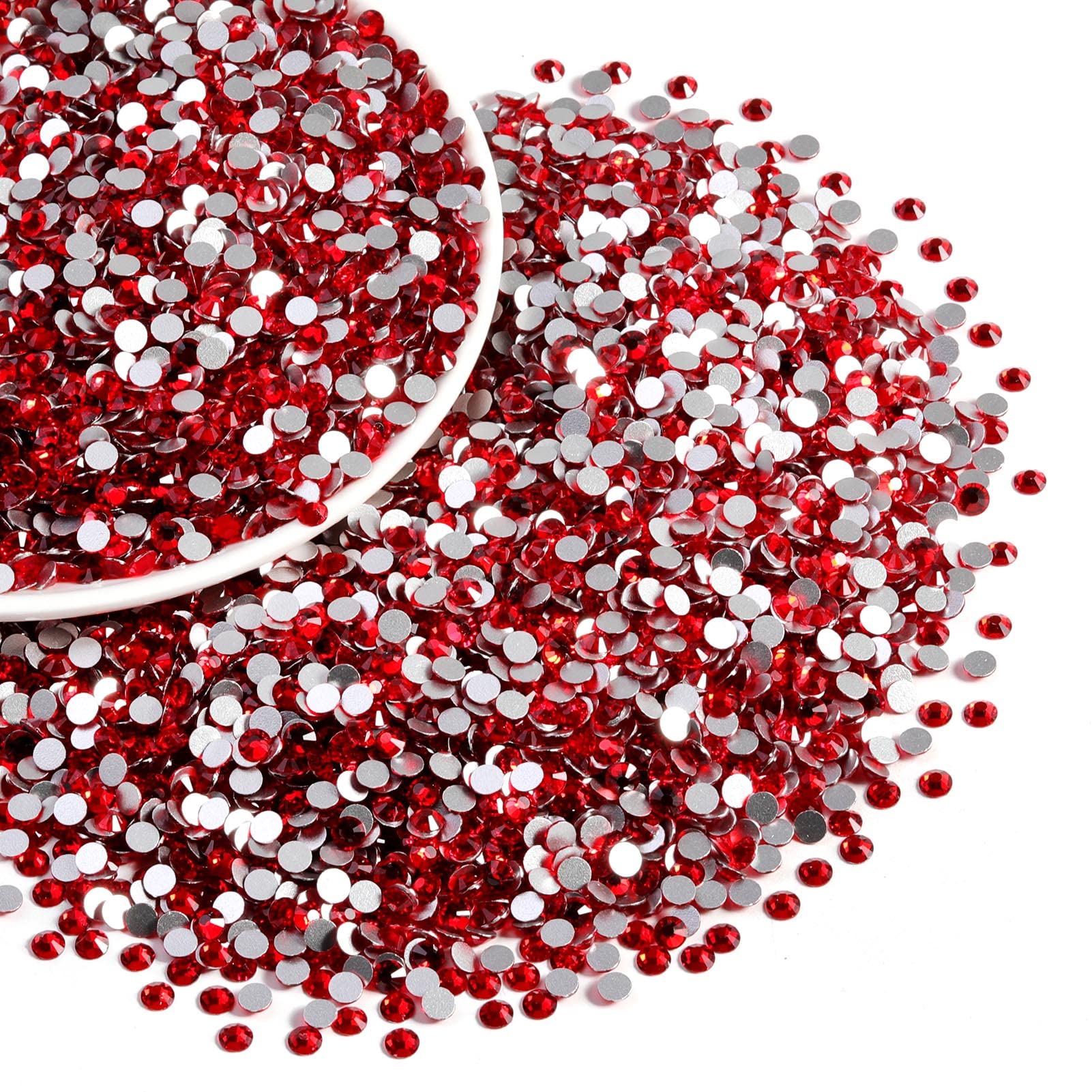 Beadsland glass rhinestones with high clarity for sparkling fashion projects.