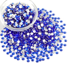 BEADSLAND sapphire rhinestones require glue for secure, customizable DIY attachments.