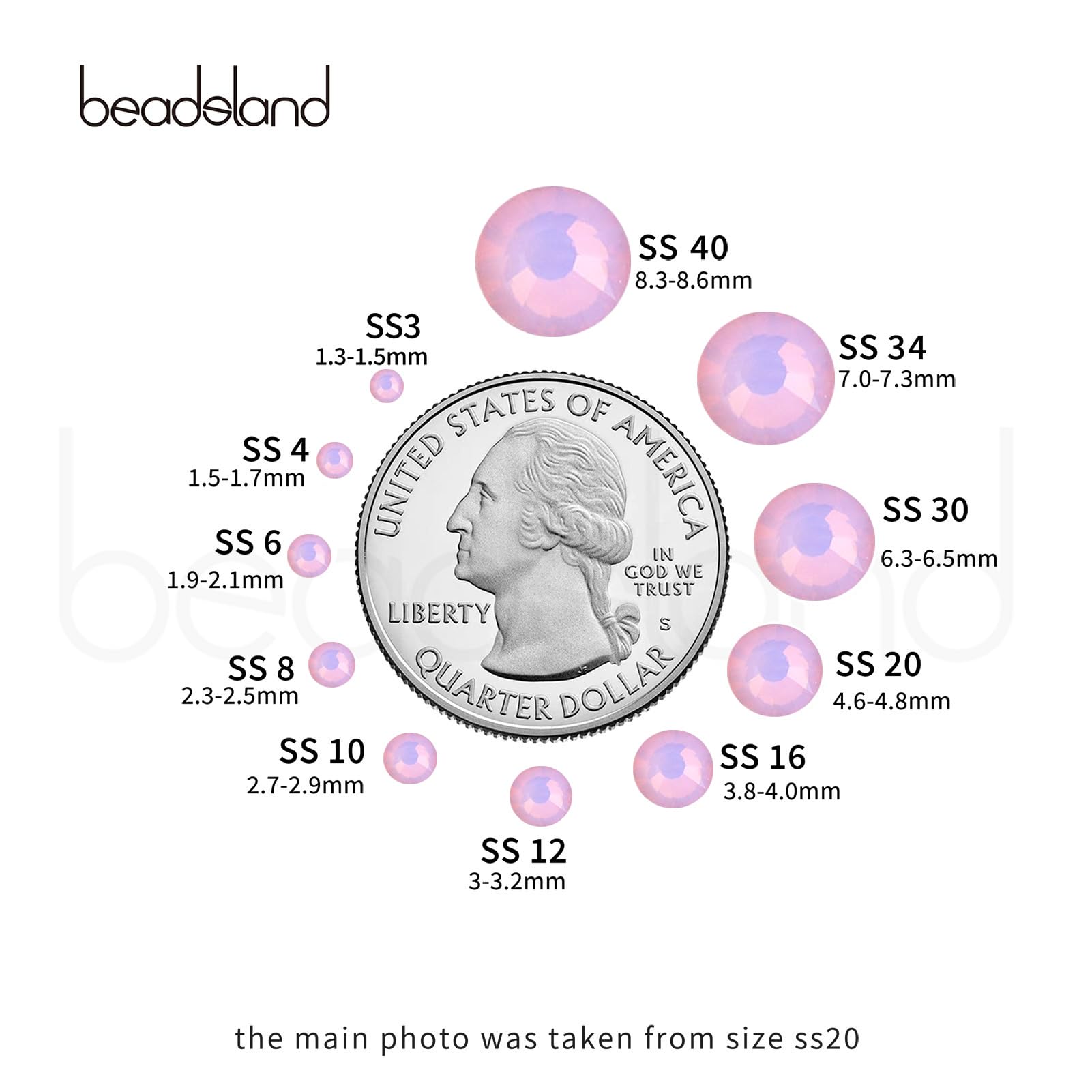 Beadsland rhinestones enhance clothing and accessories with subtle shimmer.