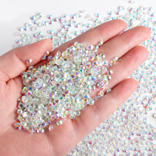 Beadsland rhinestones for nail art and clothing, high-quality glass for precise styling.