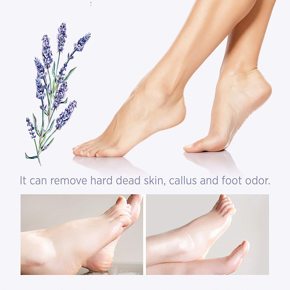 Bealuz at-home foot care routine with spa-like setup.