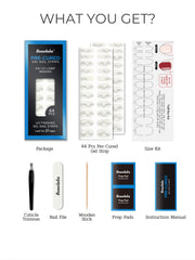 Beaolata easy-remove gel strips permit gentle, mess-free removal.