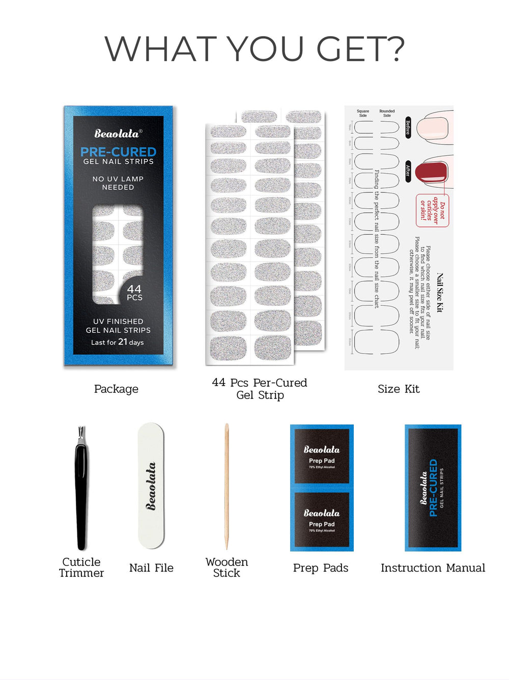 Beaolata Ethereal Silver no-UV cure demonstration highlighting convenience.