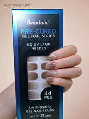 Beaolata pre-cured strips application ease for fast nail makeover
