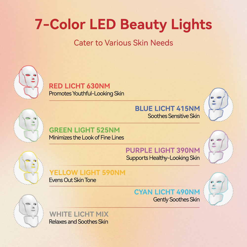 BeaRay LED face mask adjustable settings highlight personalized light therapy sessions
