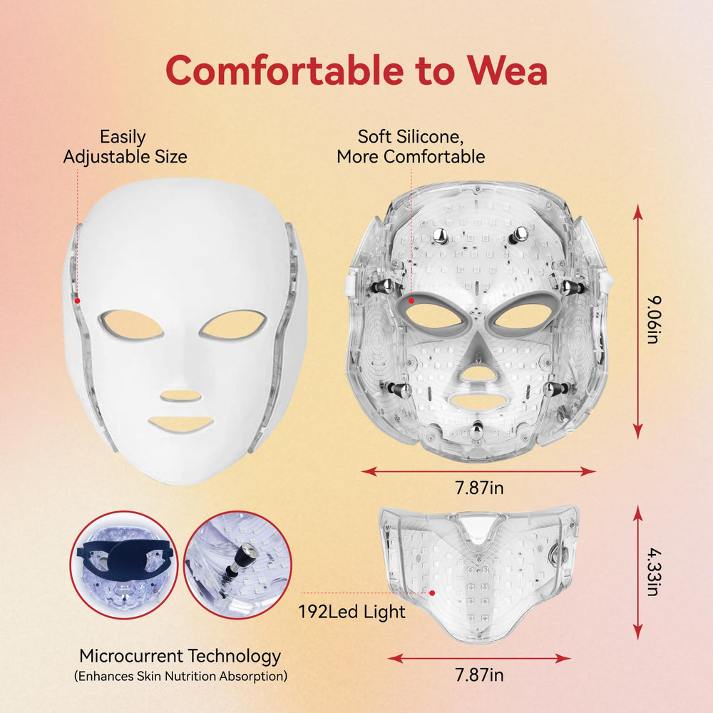 BeaRay LED face mask ideal for home spa use and convenient beauty routines