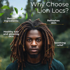 Beard Gains Locs refreshed between washes with rosewater spray