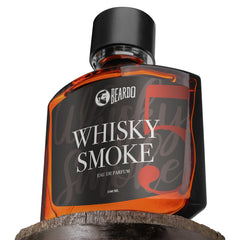 Beardo Whisky Smoke bottle front view highlighting bold masculine scent for evenings.