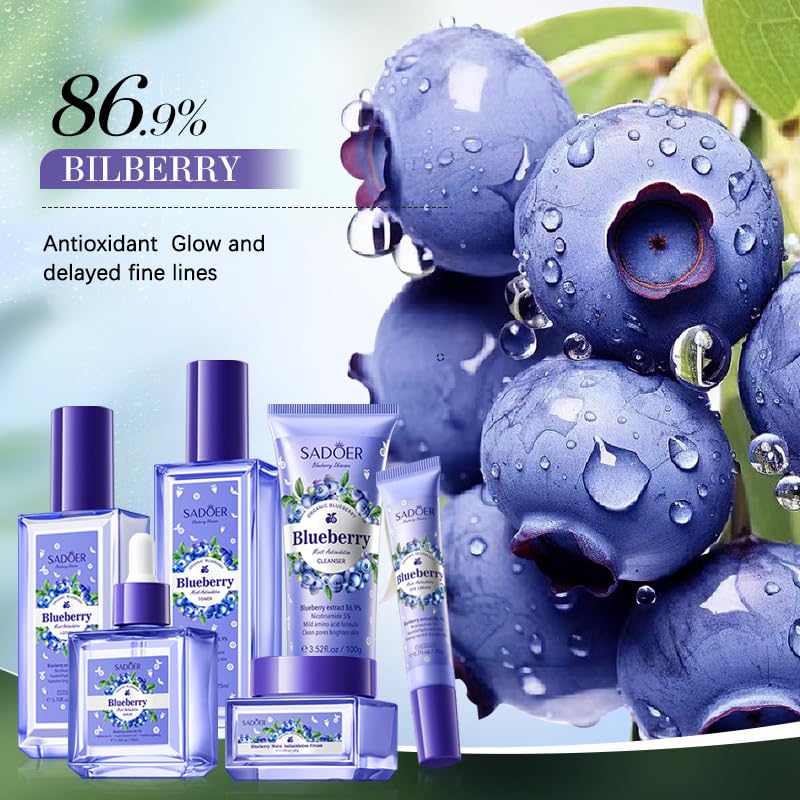BeauBase Blueberry Serum offering lasting hydration for a smoother complexion.