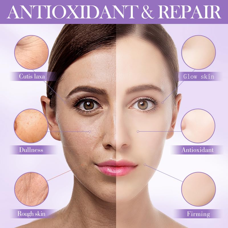 BeauBase Grapeseed serum drop highlighting smoother skin texture.