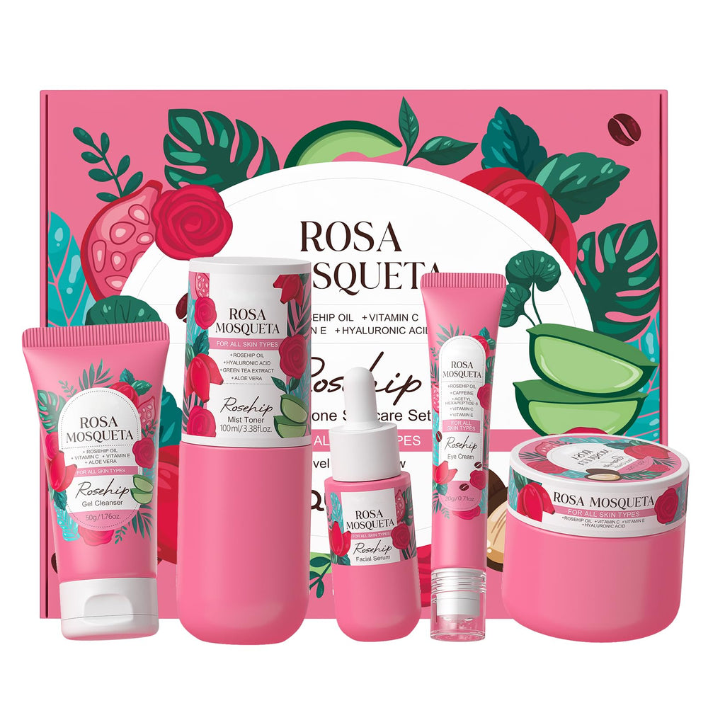 BeauBase Rosehips Gel Cleanser bottle for a refreshing cleanse and brighter complexion.