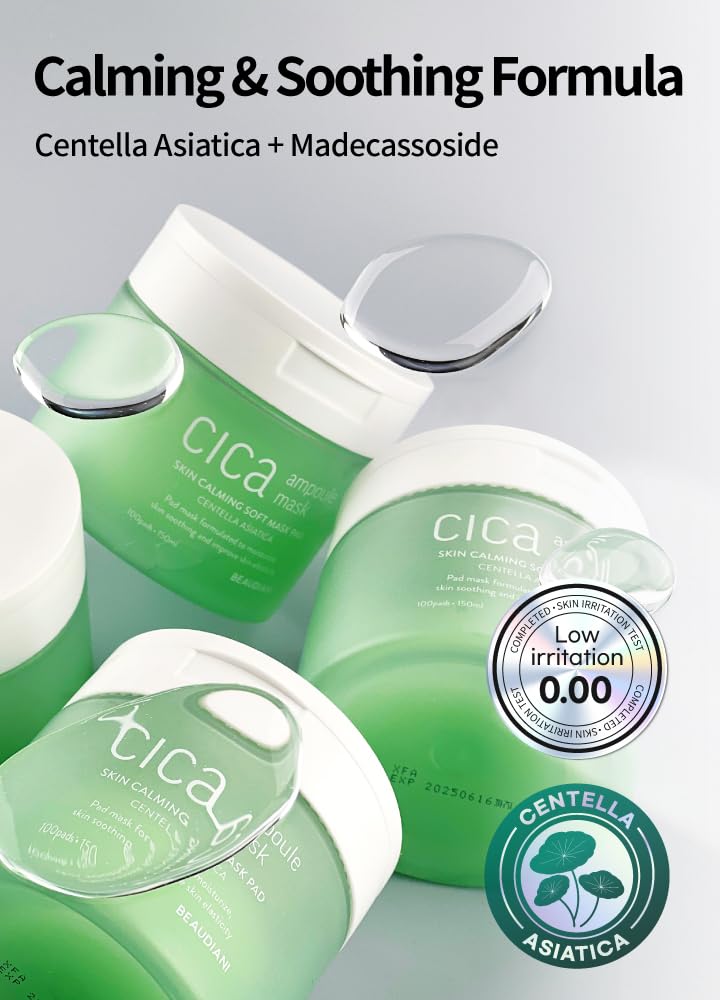 BEAUDIANI pad with hyaluronic acid and 7-peptide complex for hydration